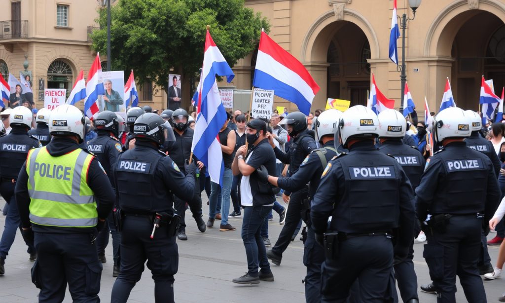 Scontri In Piazza Dei Sanniti La Polizia Contro I Manifestanti Per