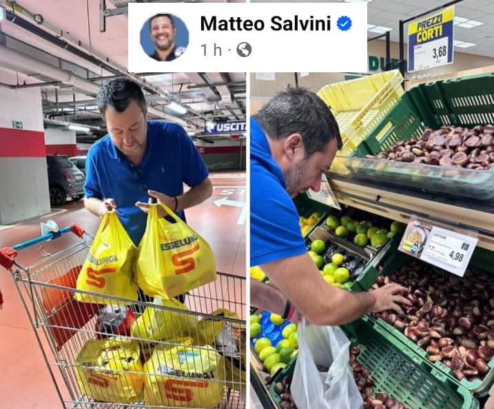 Critiche social verso Salvini per il suo post sull’Esselunga: un’analisi della reazione online.